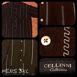 Men's Cellinni 2XT ELNC Dress Shirt, SS